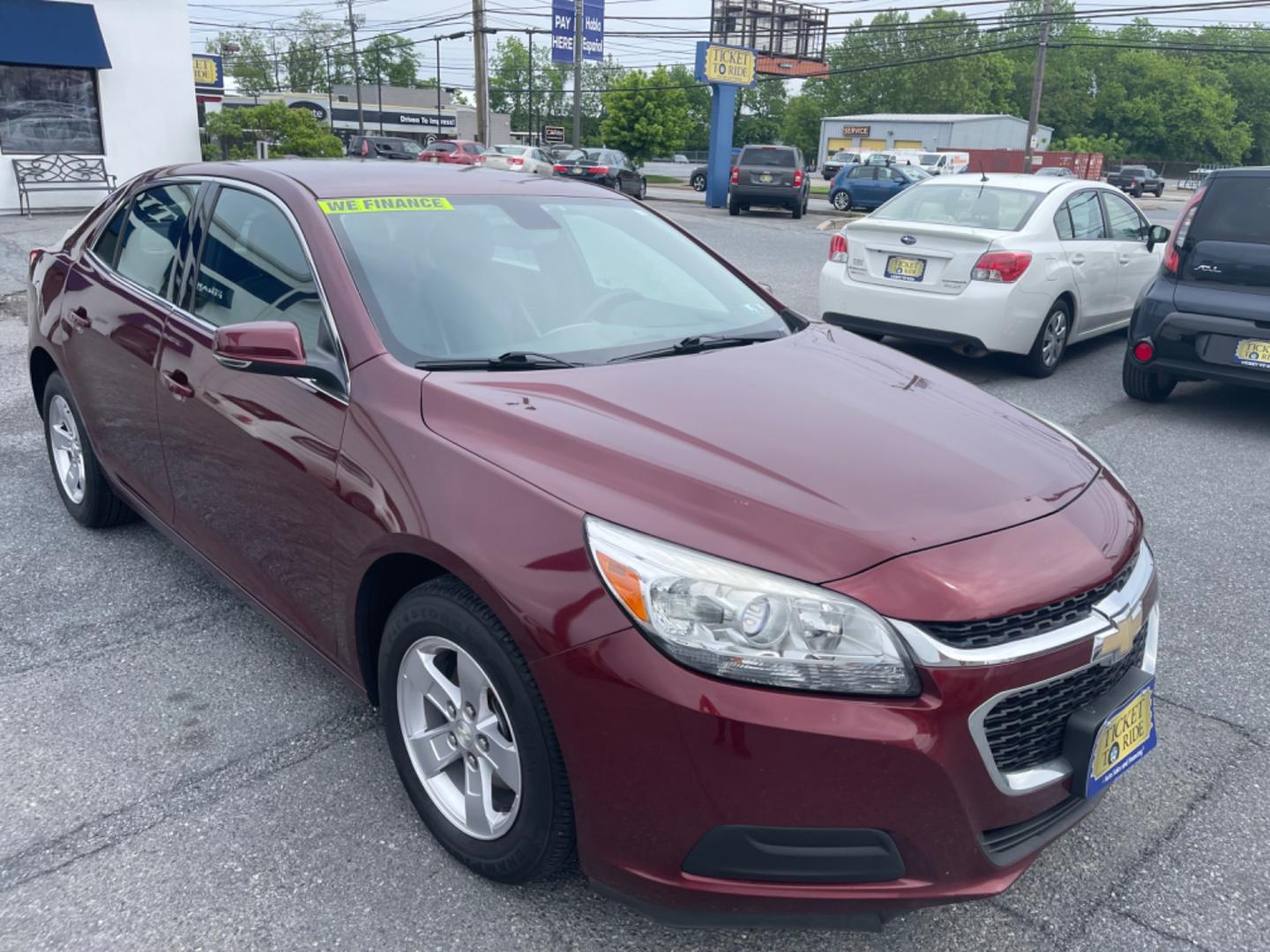 2016 RED Chevrolet Malibu Limited 1LT (1G11C5SA9GF) with an 2.5L L4 DOHC 16V engine, 6A transmission, located at 1254 Manheim Pike, Lancaster, PA, 17601, (717) 393-9133, 40.062870, -76.323273 - Photo#1